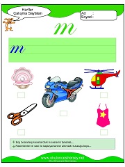 M Sesi Çalışma Sayfaları